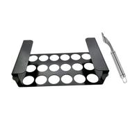 Gatuida Support de Barbecue Acier Inoxydable de Cuisson Antiadhésive pour Poivrons et Cuisses de Poulet Accessoire Multifonction pour Barbecue et Cuisine Facile à Nettoyer Durable