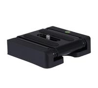 Gatuida Support de Caméra Pliable de Type Z avec Plaque Rapide et Plateau Portable pour Trépied et Monopode Compatible DSLR et Appareils Intelligents Usage Intérieur et Extérieur