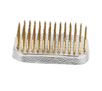 Gatuida Support de Fixation pour Composition avec Aiguilles Cuivre pour Arrangement de Fleurs Base Stable pour Décor Maison Mariage Jardin et Fêtes