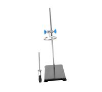 Gatuida Support De Laboratoire Avec Pince à Flacon Équipement Chimique Pour Expériences Base Stable Et Robuste Pour Titration Et Montage De Matériel