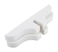 Gatuida Support De Séparation Épais 2 Pcs Base De Séparation en Plastique Blanche Pieds D’écran Résistants à l'usure pour Cloison De Bureau Et Écran Confidentialité Intérieur