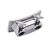 Gatuida Support Double Tom Métal Pince de Serrage pour Batterie et Accessoires de Percussion Base de Montage Légère et Résistante Compatible Kit de Batterie