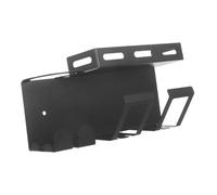 Gatuida Support Mural Double Porte-brosses Dents Acier Inoxydable Noir Rack Compact et Réutilisable pour Salle de Bain Installation Facile et Gain de Place pour Brosses à Dents