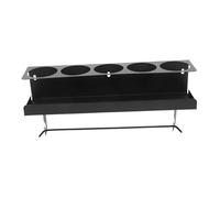 Gatuida Support Mural Multifonction pour Bouteilles et Porte-essuie-Tout Étagère Métal Renforcé pour Garage et Cuisine Organiseur Mural avec Papier Toilette Intégré Gain de Place Compact