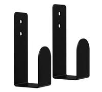 Gatuida Support Mural pour Clavier Mécanique 2 Pièces Étagère Murale en Acrylique Noire Rack de Rangement Robuste Compatible avec Plusieurs Claviers Solution Gain de Place Bureau
