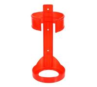 Gatuida Support Mural pour Extincteur 1Kg Plastique Rouge Kit de Montage pour Extincteur Portable et Usage Domestique