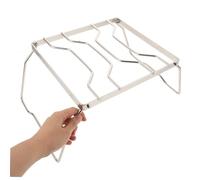 Gatuida Support Pliable Acier Inoxydable pour Barbecue de Camping Étagère Multifonctionnelle Légère Pliante Portable pour Extérieur