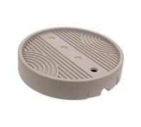 Gatuida Support Pot de Fleur Rond avec roulettes et Bac de Récupération Eau Plateau Mobile pour Jardinières Intérieures Protection Racine et Drainage Base Stable