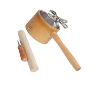 Gatuida Support Pour Bâton De Moxibustion Portable, Mini Boîte En Bambou 3 Cônes Et Bâtons De Moxa, Filet Anti-cendres, Pour Acupuncture Nombril Dos Abdomen Taille, Outil De Massage Moxa