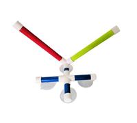 Gatuida Support pour Perroquet Ventouse Double Tige D’activités Antidérapante en Plastique Sûr, Taille Moyenne, Jeu D’Escalade pour Oiseaux en Intérieur, Adapté Aux Calopsittes Et Perruches