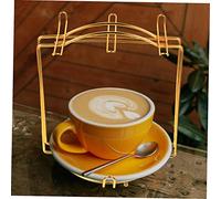 Gatuida Support pour Tasse à Café Doré Porte Mug Stable et Décoratif Organiseur Multi Usage pour Tasses Support de Pratique pour Cuisine