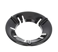 Gatuida Support Pour Wok Professionnel Émaillé Noir, Coupe-vent 360° Antidérapant, Économie D’énergie Pour Cuisinière Gaz, Support Multifonction,