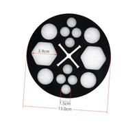 Gatuida Support Séchage Pinceaux Maquillage Noir Rangement Organisateur Cosmétique Pratique Pour Fond De Teint Fard Paupières Et Accessoires De Maquillage