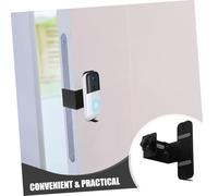 Gatuida Support sécurisé pour Sonnette sans perçage Montage métallique pour Portes intérieures Gauche et Droite Compatible Appartements et Bureaux Installation fiable avec vis empêchant