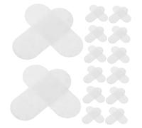 Gatuida Supports En Feutrine Goutte D'eau Pour Barrettes Soi-même 100 Pièces 5 Cm Coussinets Blancs Légers Et Solide Pour Accessoires De Coiffure Garçon Et Filles Adolescentes Usage Quotidien