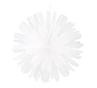 Gatuida Suspension Plafonnier Papier Fleurs Doubles Luminaire Moderne Éclairage Intérieur Chaud pour Salon Chambre Bureau