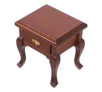 Gatuida Table de Chevet Miniature à l'échelle 1:12, Meuble de Maison de poupée, Commode, Accessoires pour Maquette de Chambre, décor de Table pour la Construction d'une Mini-Maison