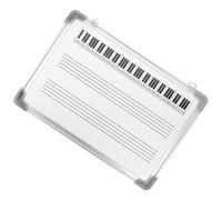 Gatuida Tableau Blanc Effaçable à Sec pour Musique, Double Face Portée Musicale 30X40 CM, Surface Lisse sans Bavure, Outil Pédagogique pour Apprentissage du Solfège en Classe Domicile