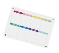 Gatuida Tableau Calendrier Magnétique Acrylique Transparent pour Frigo Planning Mensuel Effaçable à Sec Réutilisable Organisateur Semaine Pratique pour Maison et Bureau