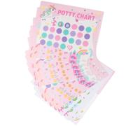 Gatuida Tableau d'Apprentissage Propreté pour Garçon et Filles avec Autocollants Réutilisables Design Licorne Coloré pour Garçon et Fille Support Éducatif pour Routine de Propreté