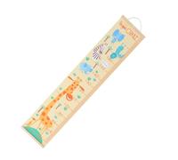 Gatuida Tableau De Croissance Mural Pour Garçon Et Filles Motif Girafe Nordique, Toile Solide, Règle Suspendue En Hauteur, Décoration Chambre Bébé, Présent Naissance, Corde Bois Intégrée
