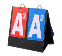 Gatuida Tableau de Score de Table Portable en Papier Noir Spécial, Mini Marqueur de Score à Bascule pour Jeux de Cartes et Sports Multisports, Affichage Stable et Lisible pour Tennis