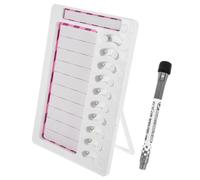 Gatuida Tableau de Tâches Multifonctionnel pour Garçon et Filles, Effaçable et Magnétique, Planificateur Quotidien Anneau Intérieur Rose, Tableau Mémo de Comportement Scolaire pour