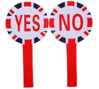 Gatuida Tableau de Vote Portable Double Face Pagaie Effaçable Accessoire Pratique pour Évaluation Classe Jeu et Activités Scolaires Couleur Aléatoire Couleur Aléatoire