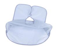 Gatuida Tablier à Barbe Attrape-poils Taille Unique Polyester Gris Argenté Pratique Pour Homme Cape De Rasage Coupe Barbe Utilisation Maison Salon