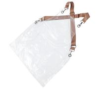 Gatuida Tablier Transparent pour Coiffeuse Imperméable et Résistant à Huile avec Sangle Réglable pour Salon de Beauté Protection Professionnelle Cheveux et Cuisine