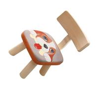 Gatuida Tabouret Garçon Fille avec Dossier Siège Garçon Fille Antichute Petit Tabouret Cartoon Chien pour Tout Petits Structure Stable et Confort Ergonomique