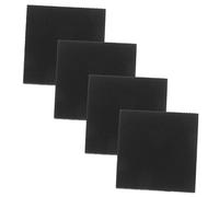 Gatuida Talons Hauts Remplacement Embouts Antidérapants En Caoutchouc Noir 60mm x 60mm x 5,2mm 2 Paires Protection Silencieuse Réparations Talonnettes Pour Chaussures Usage Polyvalent