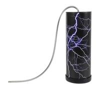 Gatuida Tambour à Ressort Noir, Instrument de Percussion pour Garçon et Filles, Tube Sonore Effet Orage, Accessoire Musical Éducatif pour Spectacles et Apprentissage, Batterie Sensorielle