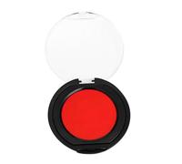 Gatuida Tampon Encreur Rond Mini Portable Coussin Encreur Huile Longue Durée pour Documents et Bureau Outil Multi-usage Compact Rouge PVC