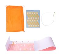 Gatuida Tapis de Mesure Pliable pour Bébé 0-3 Ans Règle Périmètre Crânien, Mesure de Taille et Longueur de Pied, Rose, Inclus Paquet de Rangement et Stickers, Outil Portable pour Suivi