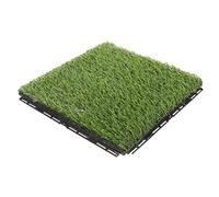 Gatuida Tapis Gazon Synthétique Emboîtable Simulation Pelouse Verte Réaliste et Décoratif pour Balcon Jardin Terrain de Jeux