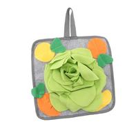 Gatuida Tapis Renifleur pour Lapin Polaire Lavable Tapis de Recherche Alimentaire Anti-Stress pour Lapins Entraînement Lent pour Éveiller la Curiosité et Prévenir Obésité