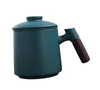 Gatuida Tasse Céramique avec Infuseur et Couvercle Mug à Poignée Antibrûlure Tasse Multifonction pour Thé Café Lait Infusion Maison et