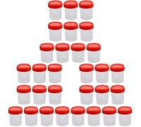 Gatuida Tasses D'Urine Pour Tester Tasses De Collecte Des Spécimens D'Urine Avec Échelle Et Couvercles À Vis 30 Pièces Pour Inspection Médicale Et Autres Tests De Liquide