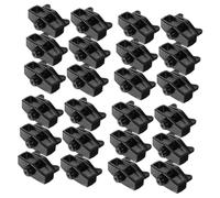 Gatuida Tendeur De Câble Robuste pour Clôture Électrique Jardin, 24 Pièces Noir, Multifonction Portable, Câble Métallique Et Plastique, Maintien Sécurisé Et Tension