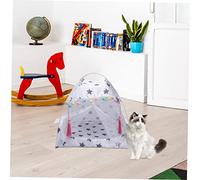 Gatuida Tente pour Chien et Chat et Lavable avec Matelas Antidérapant Maison de Couchage Confortable et Respirante pour Petit Animal Intérieur et Extérieur Modèle
