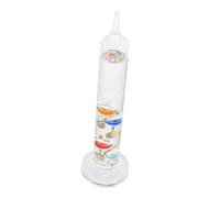 Gatuida Thermomètre de Galilée Coloré à Sphères Flottantes Verre Décoratif Précis pour Bureau et Intérieur Cadeau Original pour Maison et Bureau