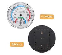 Gatuida Thermomètre Hygromètre Sauna Haute Précision pour Extérieur et Intérieur Mesure Température et Humidité pour Patio Maison et