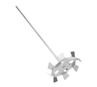 Gatuida Tige Mélangeuse Galvanisée pour Perceuse à Percussion Malaxeur Enduit Multifonction Accessoire Robuste pour Bétonnière et Peinture Facile à Installer et Résistante à Usure