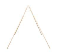 Gatuida Tiges de Bois Rondes pour Tente Garçon et Filles Supports Triangulaires en Bois Naturel Solides Barres de Renfort pour Structure de Cabane de Jeu Accessoires de Quincaillerie pour