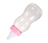 Gatuida Tirelire Bouteille Transparent pour Garçon et Filles Anniversaire Décoration Bureau Biberon en Plastique Amusante Rose 1 Pièce