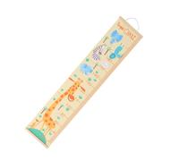 Gatuida Toise Murale Garçon Fille Style Scandinave avec Motif Girafe Tableau de Croissance Suspendu Toile Huile Règle de Mesure de Hauteur pour Garçon Fille Facile à Accrocher et