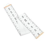 Gatuida Toise Murale Règle de Mesure Robuste en Toile Noire pour Suivre la Croissance du Bébé, Décoration Simple et Délicate pour Chambre D'garçon et Filles