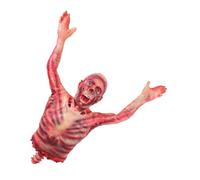 Gatuida Torse Suspendu en Latex sans Membres, Décoration D’Halloween Corps Horrifique Effrayant, Accessoire Maison Hantée pour Fête Halloween Intérieure et Extérieure, 1 Pièce