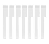 Gatuida Touches de Piano pour Éclaircir le Clavier Blanches en Plastique pour Piano Vertical, Accessoire Facile à Utiliser, Ensemble de 7 Pièces